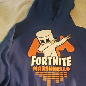 Fortnite Marshmello Blue Hoodie
